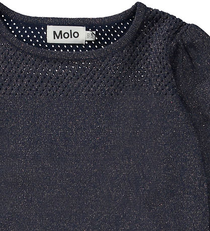 Molo Blouse - Knitted - Scenery - Navy Sky