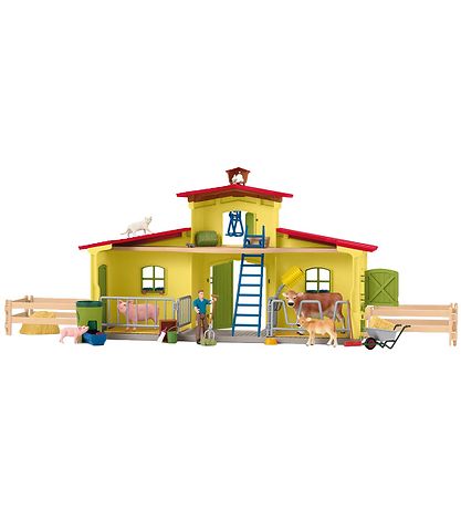 Schleich Farm World - 50x16x30 cm - Large Farm 42605 - Yellow