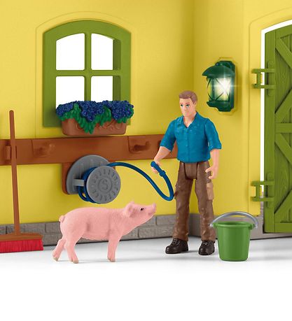 Schleich Farm World - 50x16x30 cm - Large Farm 42605 - Yellow