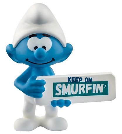 Schleich De Smurfen - 5 cm - Smurf m. Bord 20843