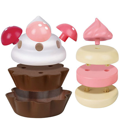 Hape Leksaksmat - Trä - Jordgubbsdesserter
