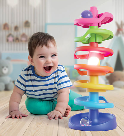 Quercetti Kúlubraut - Spiral Turn - Brightball - 10 Partar - 649