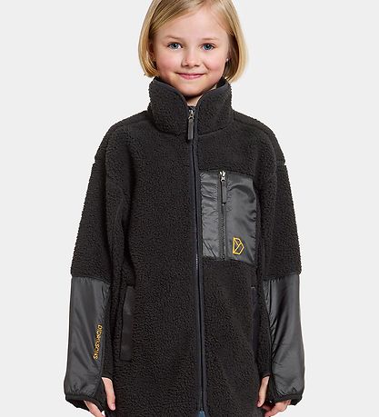 Didriksons Fleece Jacket - Marble - Black