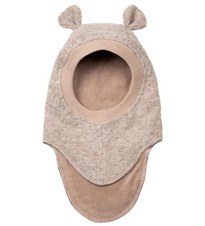 Huttelihut Balaclava - Wool/Cotton - 2-layer - Plys - Camel Mela