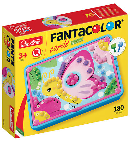 Quercetti Pinna mósaík - Fantacolor - 180 Partar - 0861