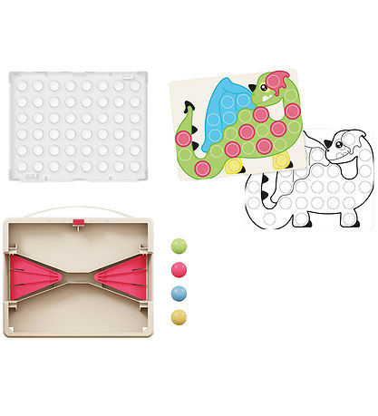 Quercetti Stick mósaík - Fantacolor Junior 3D - 58 Partar - 8419