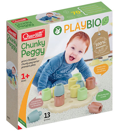 Quercetti Pinna mósaík - Chunky Peggy Playbio - 13 Partar - 8416
