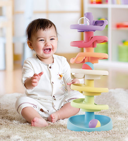 Quercetti Ball Track - Spiral Tower Evo - PlayEco+ - 10 Parts - 