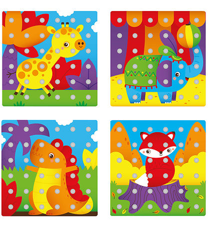 Quercetti Pin mosaic - Jumbo Peggy - 45 Parts - 2271