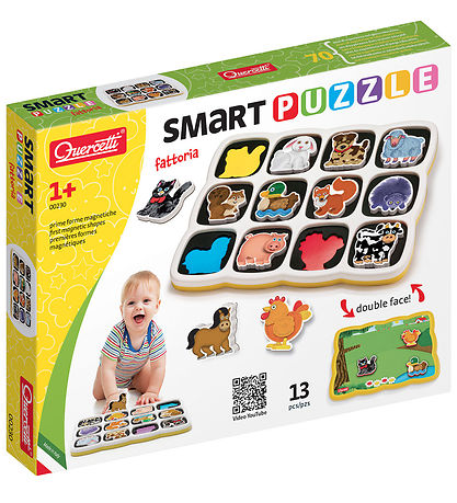 Quercetti Segulmagnaðir Púsluspil - 13 Partar - 0230