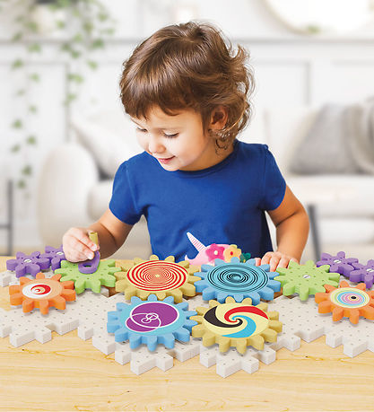 Quercetti Smíða sett - Kaleido Gears - PlayEco+ - 38 Partar - 82