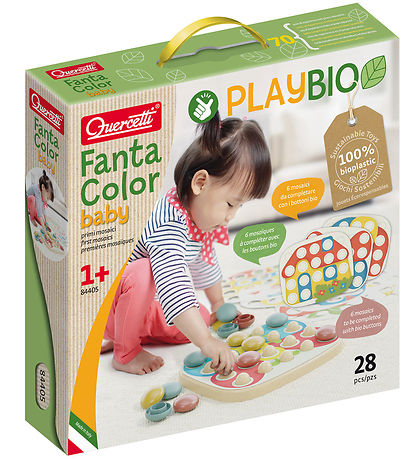 Quercetti Stick mósaík - Fantacolor Playbio - 28 Partar - 84405