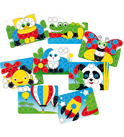 Quercetti Stick mósaík - Fantacolor Junior 3D - 58 Partar - 4210