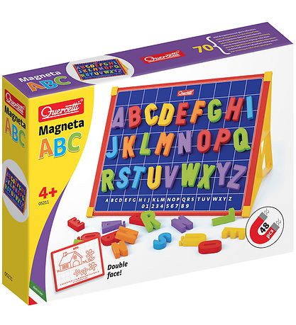 Quercetti Segulborð - Magenta ABC - 48 Partar - 05211