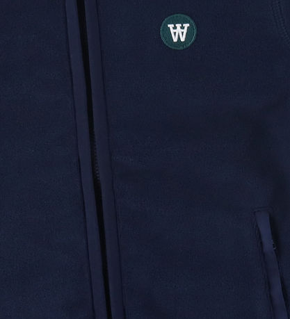 Wood Wood Fleece Jacket - Don Kids - Eternal Blue