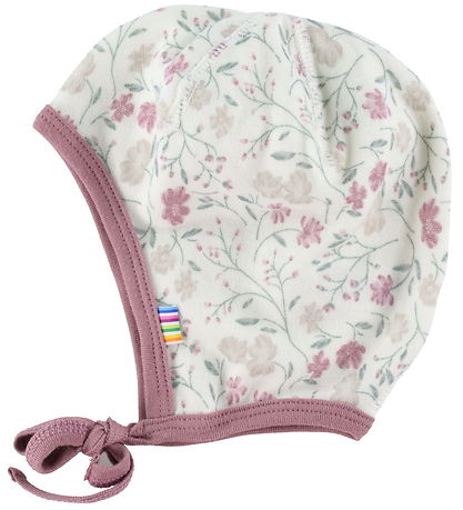 Joha Babyhjälm - Ull/Bambu - Offwhite/Rose