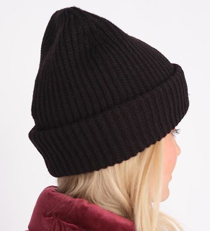Juicy Couture Beanie - Wool/Acrylic - Malin - Black