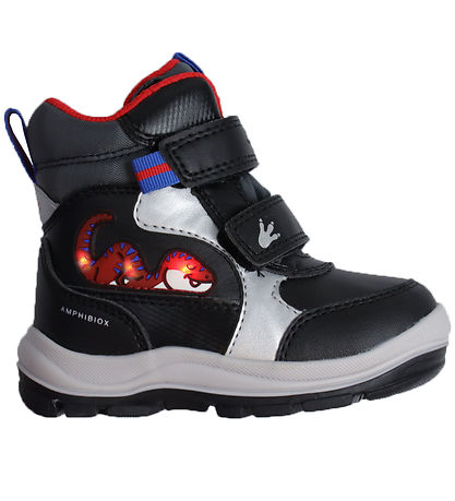 Geox Winter Boots - Tex - Flanfil - Black w. Dino
