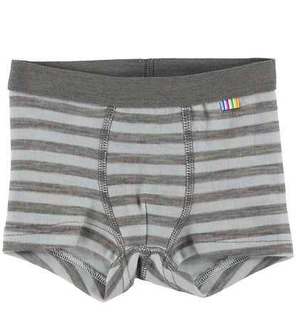 Joha Boxers - Wool - Grey/Mint
