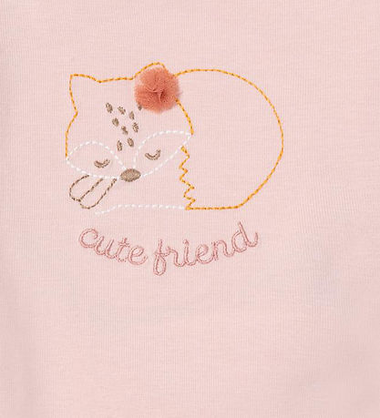 Name It Bodysuit l/s - NbfOhra - Rose Smoke w. Cat