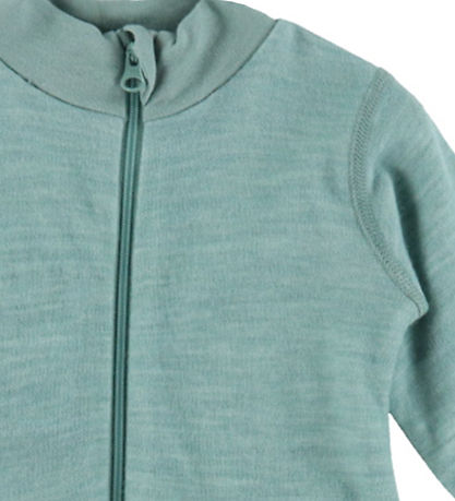 Joha Cardigan - Ull/Bambus - Grænt