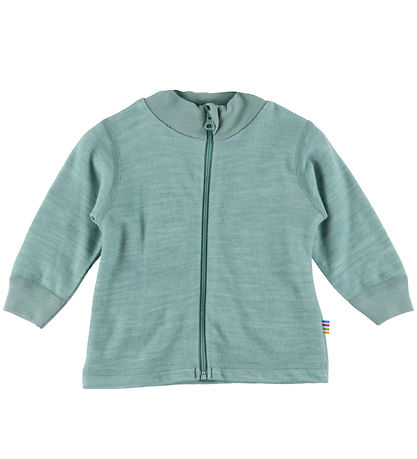 Joha Cardigan - Ull/Bambus - Grænt