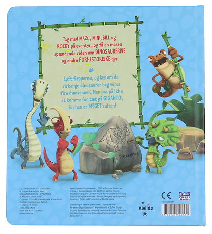 Alvilda Book - Gigantosaurus Dinopedia - Danish