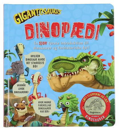 Alvilda Book - Gigantosaurus Dinopedia - Danish