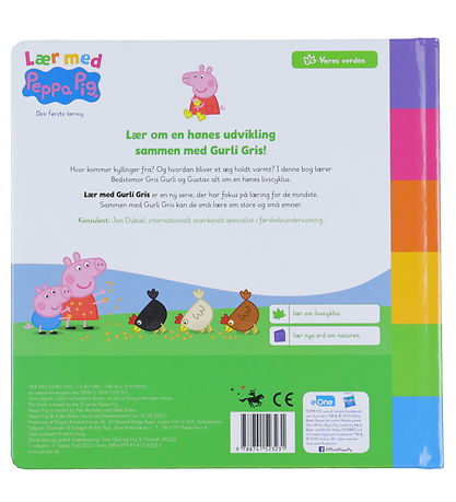 Alvilda Book - Peppa Pig - From Egg To Chicken - Danish
