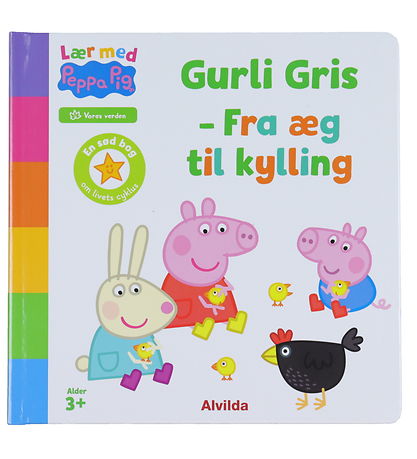 Alvilda Book - Peppa Pig - From Egg To Chicken - Danish