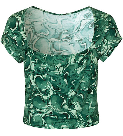 Rosemunde Stuttermabolur - Skera - Viskósu - Eucalyptus Swirl Pr