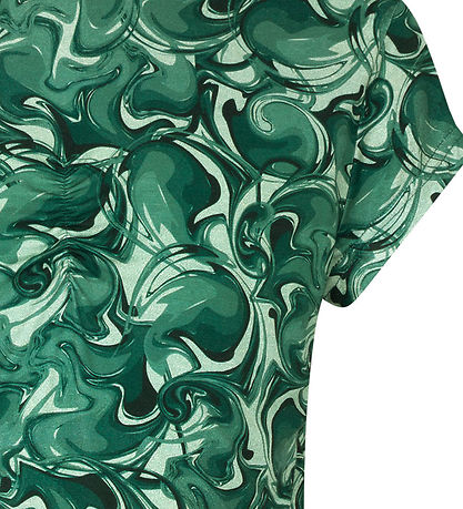 Rosemunde Stuttermabolur - Skera - Viskósu - Eucalyptus Swirl Pr