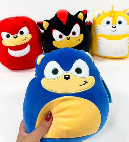 Squishmallows Soft Toy - 20 cm - Sonic The Hedgehog - Shadow