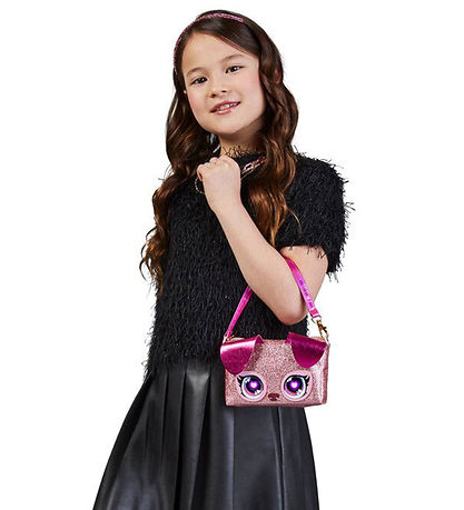 Purse Pets Handtaska M. Ljós - Töfrandi Diva - Bleikt glimmer