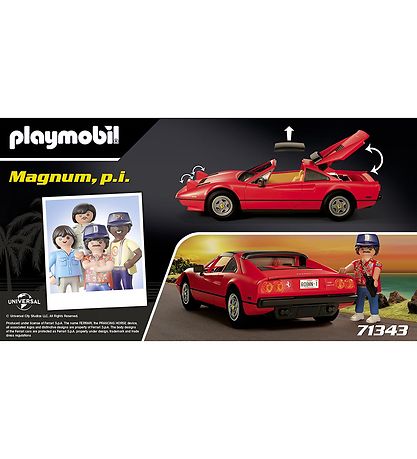 Playmobil Magnum, p.I. - Ferrari 308 GTS Quattrovalvole - 71343