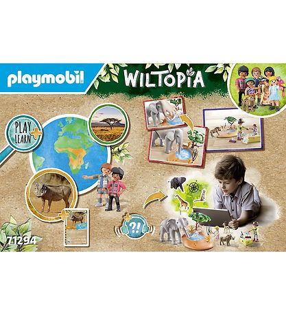 Playmobil Wiltopia - Smuttur Til Vandhullet - 35 Teile - 71294