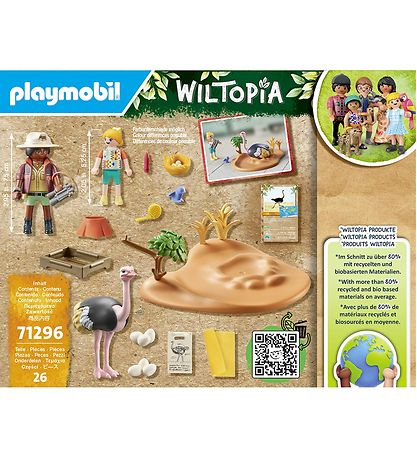 Playmobil Wiltopia - Gäst hos Fader Struts - 26 Delar - 71296