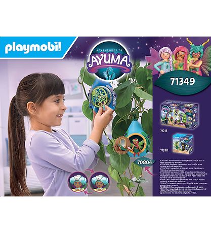 Playmobil Ayuma - Tungl Fairy DRopið hús - 71349 - 54 Partar
