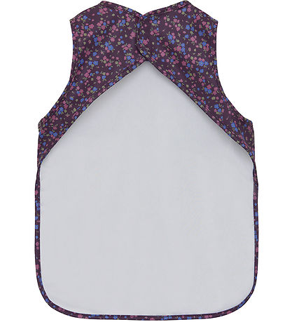 CeLaVi Apron - PU - Plum Perfect w. Flowers