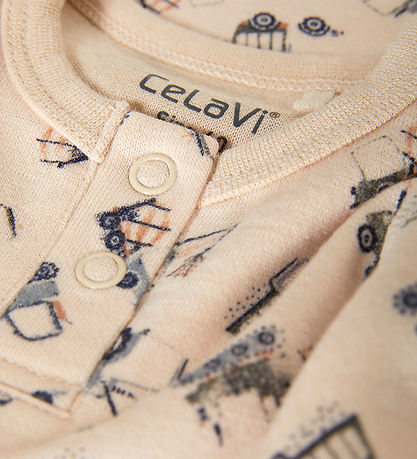 CeLaVi Bodysuit l/s - Wool - Dark Blue