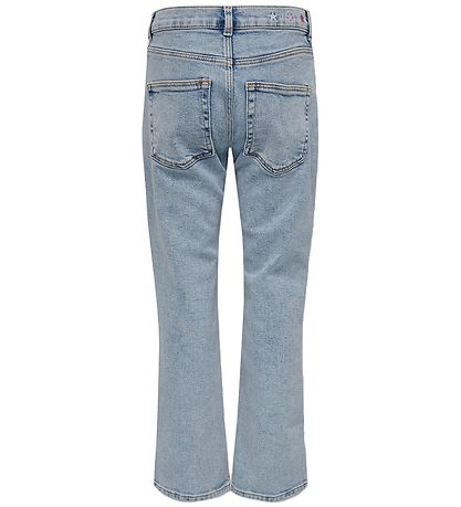Kids Only Jeans - KogBillie - Light Blue Denim/broderi