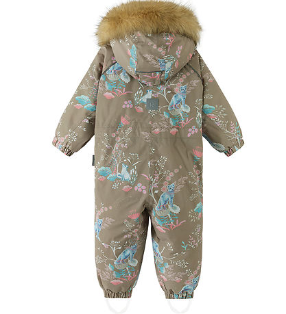 Reima Snowsuit - Lappi - Light Oak w. Print