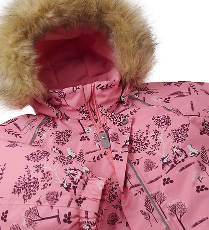 Reima Snowsuit - Lappi - Sunset Pink w. Print