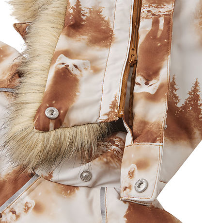 Reima Snowsuit - Lappi - Ciannamon Brown w. Print