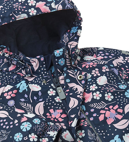 Reima Snowsuit - Puhuri - Navy w. Print