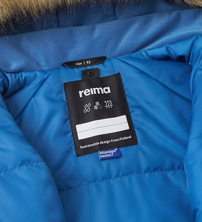 Reima Snowsuit - Lappi - Soft Navy w. Print