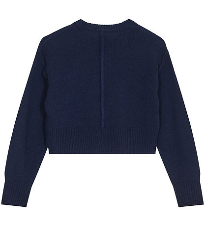 Designers Remix Blouse - Wool - Carmen Cropped - Navy