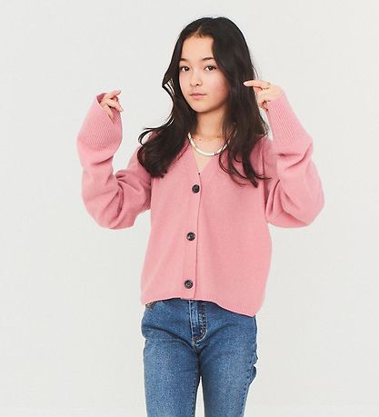 Designers Remix Cardigan - Ull - Cosmo - Bleikt