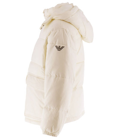 Emporio Armani Fóðraður jakki - Off White