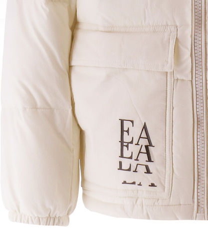 Emporio Armani Fóðraður jakki - Off White